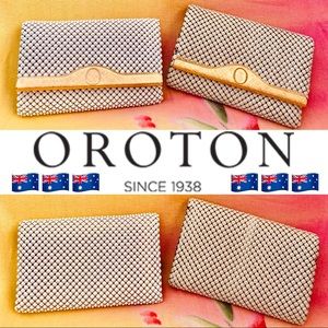 Two Vintage Oroton Australia Alumesh Key Cases